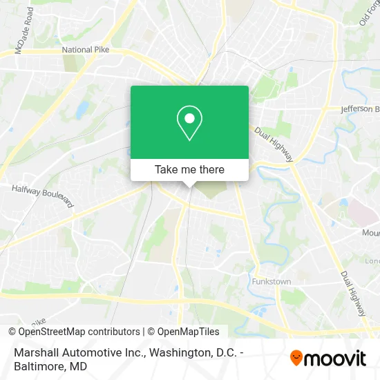 Marshall Automotive Inc. map