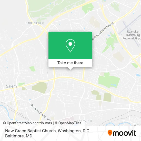 New Grace Baptist Church map