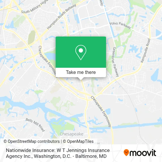 Nationwide Insurance: W T Jennings Insurance Agency Inc. map