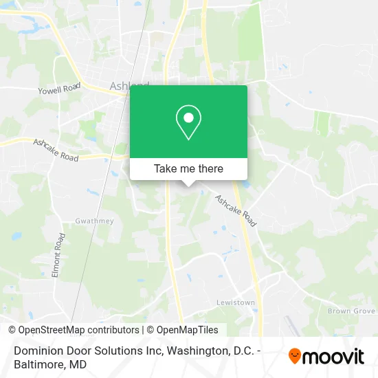 Dominion Door Solutions Inc map