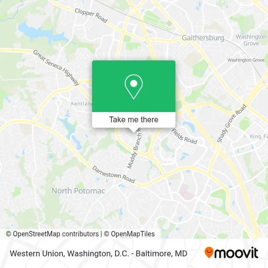 Western Union map