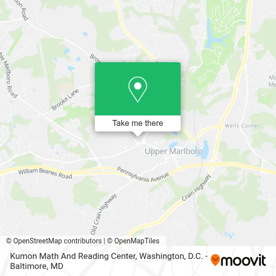 Kumon Math And Reading Center map