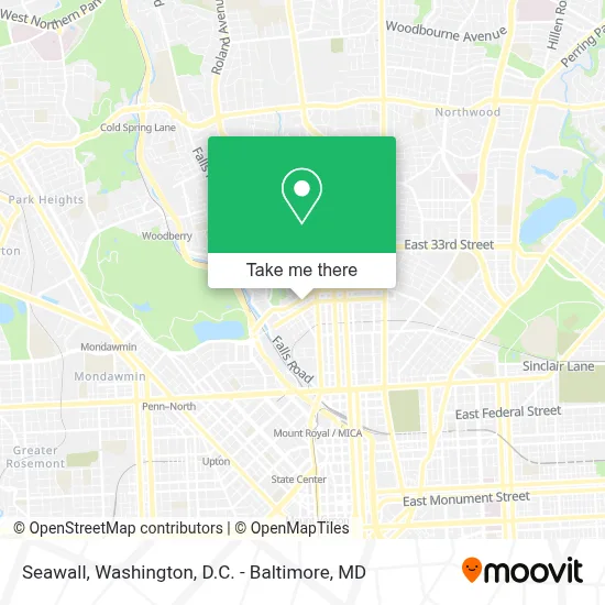 Seawall map