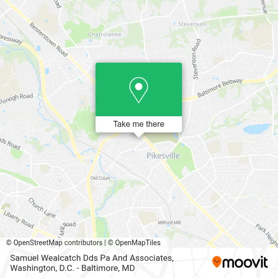 Samuel Wealcatch Dds Pa And Associates map