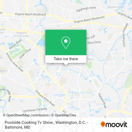 Poolside Cooking Tv Show. map