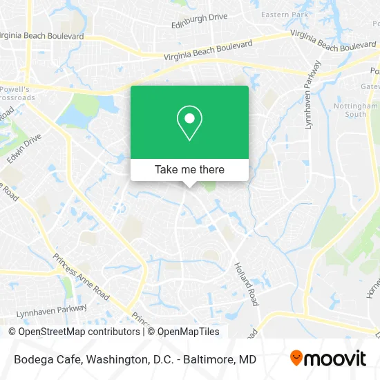 Bodega Cafe map