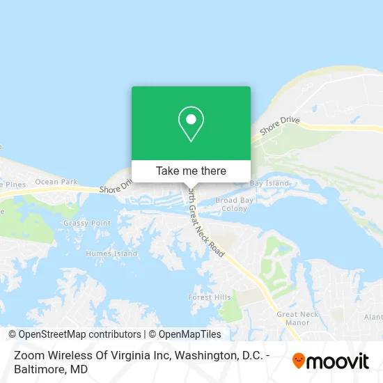 Zoom Wireless Of Virginia Inc map