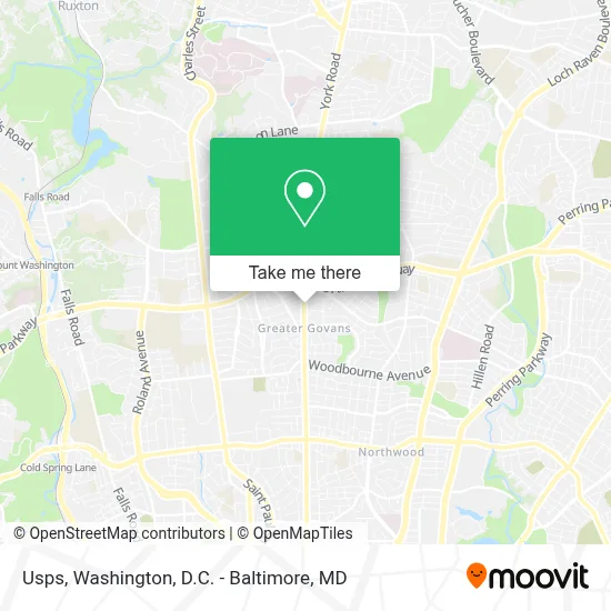 Usps map