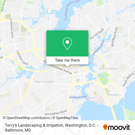 Terry's Landscaping & Irrigation map