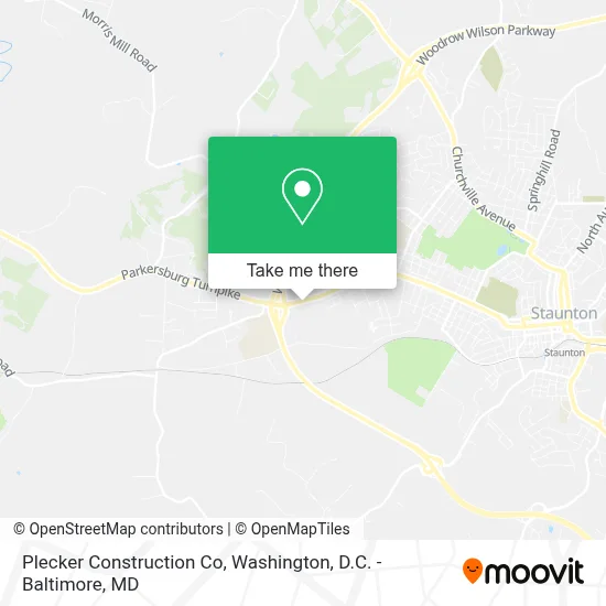 Plecker Construction Co map