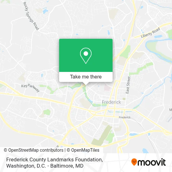 Frederick County Landmarks Foundation map