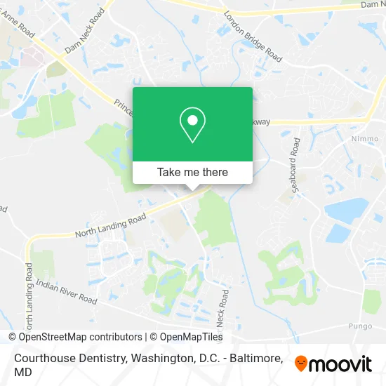 Courthouse Dentistry map