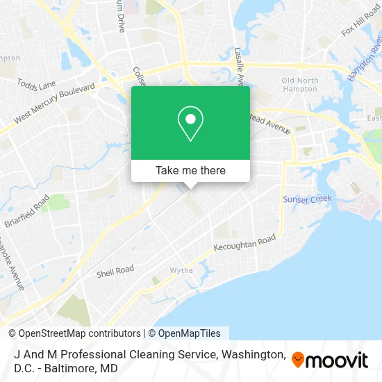 J And M Professional Cleaning Service map