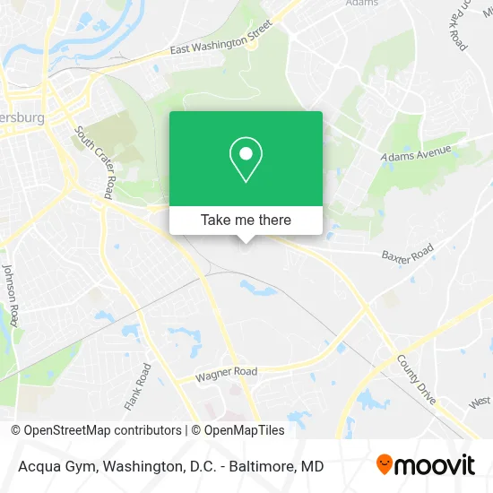 Acqua Gym map