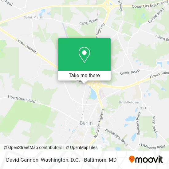 David Gannon map