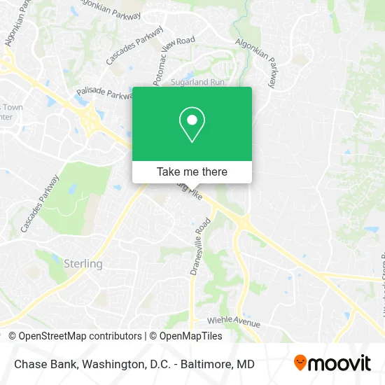 Chase Bank map