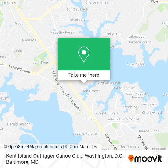 Kent Island Outrigger Canoe Club map
