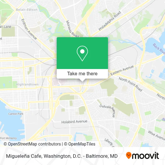 Migueleña Cafe map