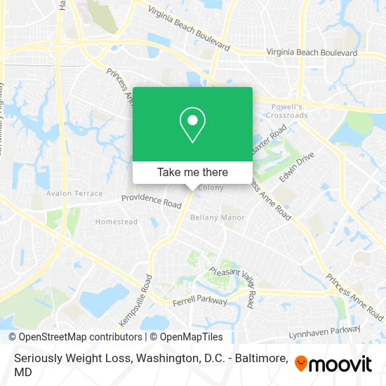 Seriously Weight Loss map