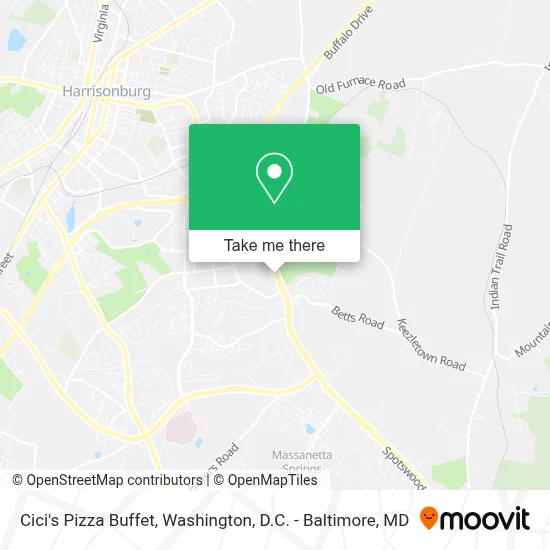 Cici's Pizza Buffet map