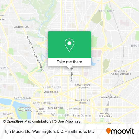 Ejh Music Llc map