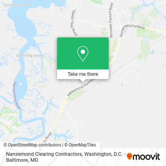 Nansemond Clearing Contractors map
