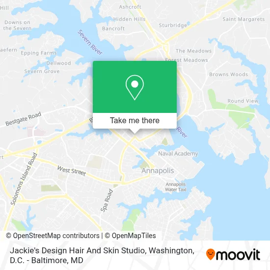 Jackie's Design Hair And Skin Studio map