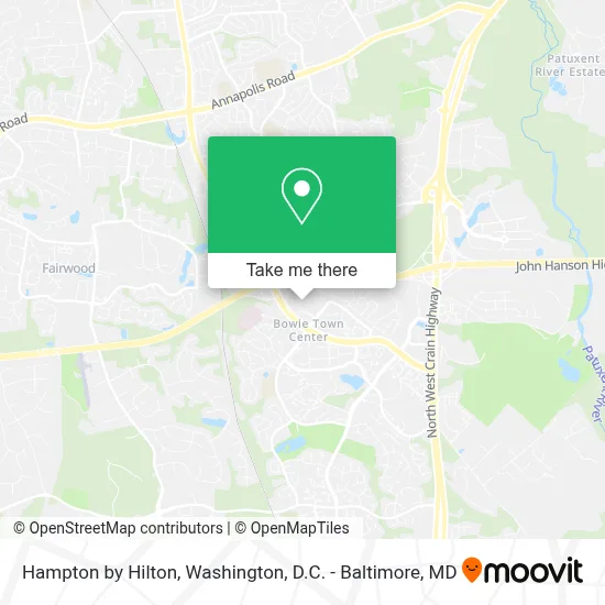 Hampton by Hilton map