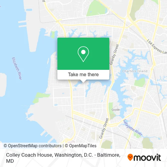 Colley Coach House map