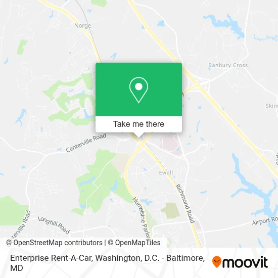 Enterprise Rent-A-Car map