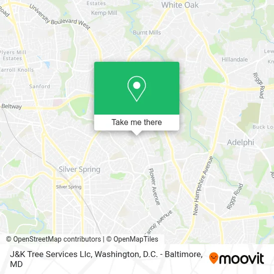 J&K Tree Services Llc map