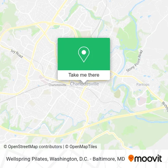 Wellspring Pilates map