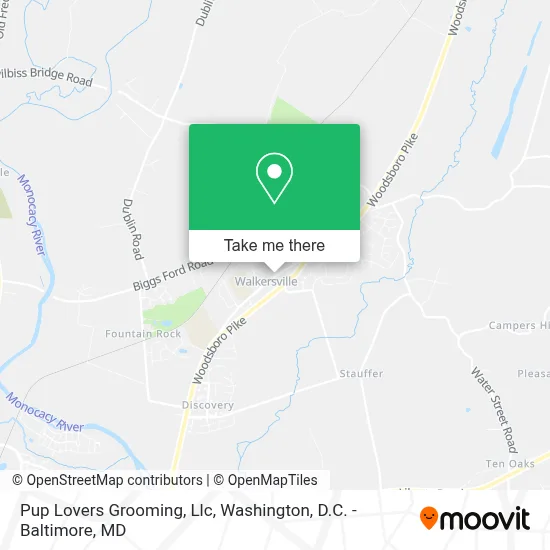 Pup Lovers Grooming, Llc map