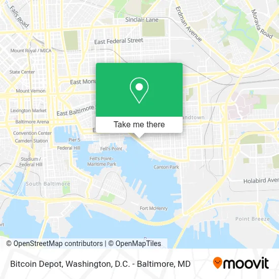 Bitcoin Depot map