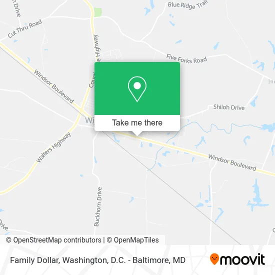 Family Dollar map