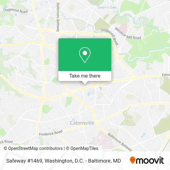 Safeway #1469 map