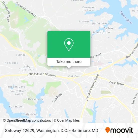 Safeway #2629 map