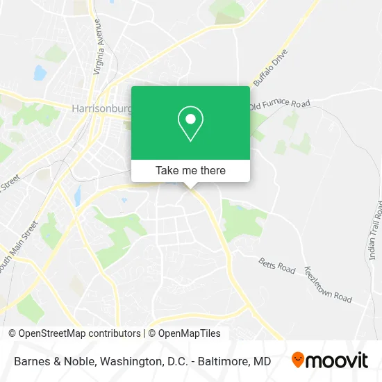 Barnes & Noble map