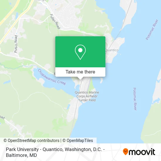 Park University - Quantico map