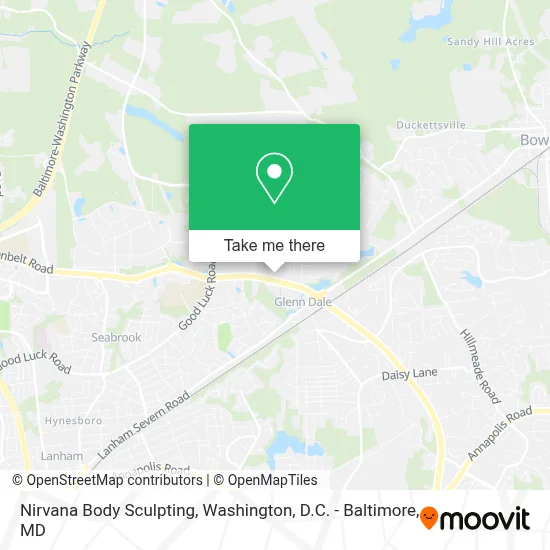 Nirvana Body Sculpting map