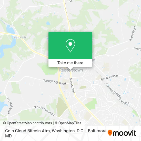 Coin Cloud Bitcoin Atm map