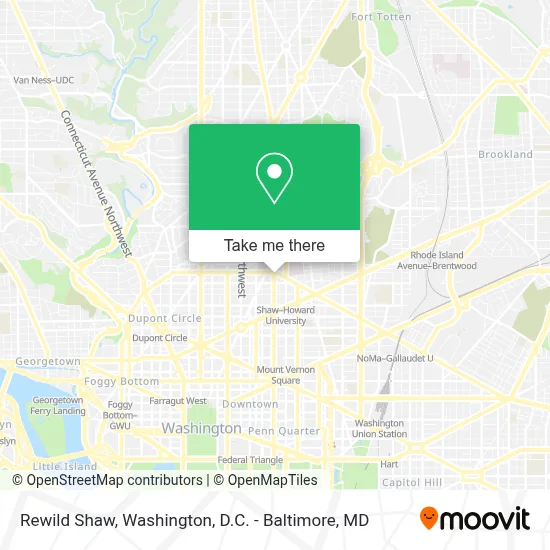 Rewild Shaw map