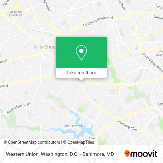 Western Union map