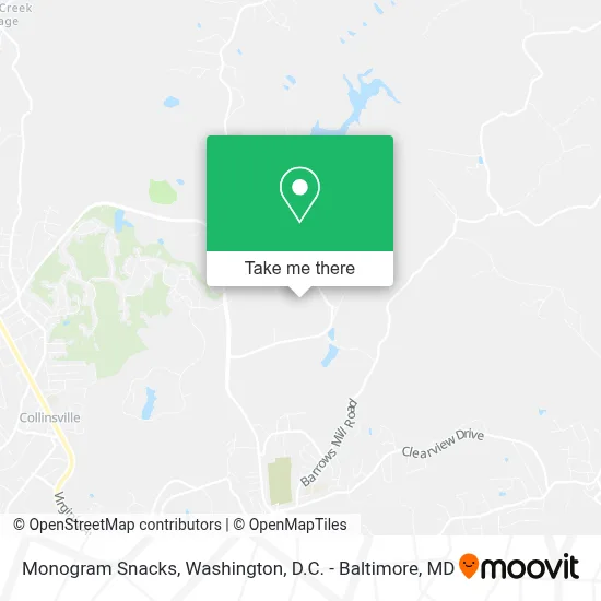 Monogram Snacks map