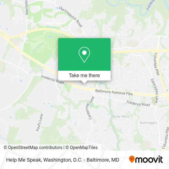 Help Me Speak map