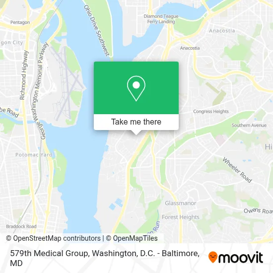 579th Medical Group map