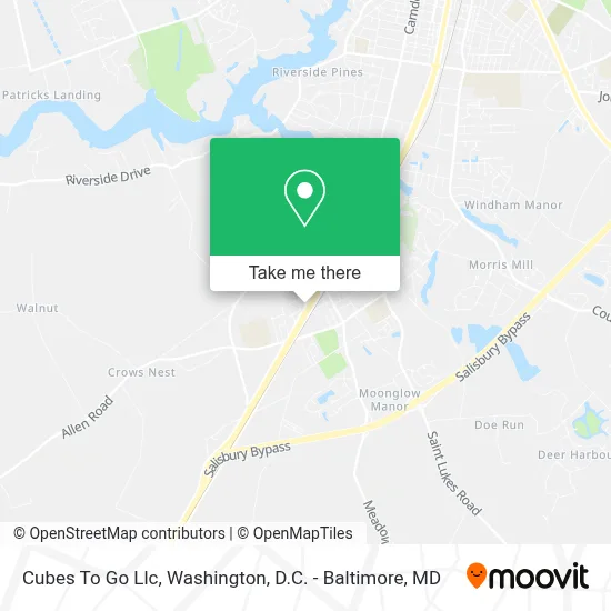 Cubes To Go Llc map