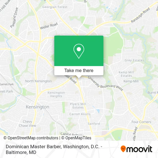 Dominican Master Barber map