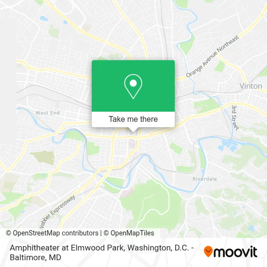 Amphitheater at Elmwood Park map