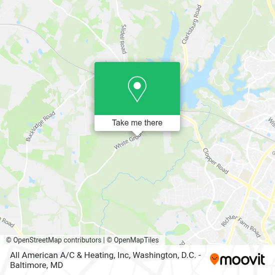 All American A / C & Heating, Inc map